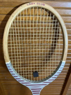 Raquette tennis ancienne donnay lady club bois sport vintage