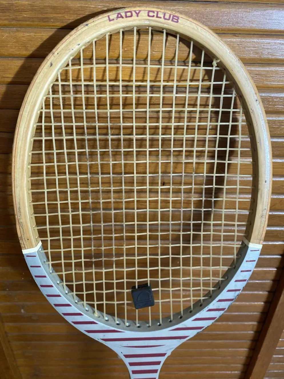 Raquette tennis ancienne donnay lady club bois sport vintage