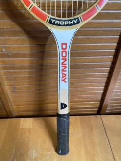 Raquette Tennis Ancienne DONNAY Trophy Bois Sport Vintage #E224