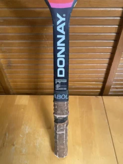 Raquette tennis ancienne donnay bjorn borg bois + housse vintage