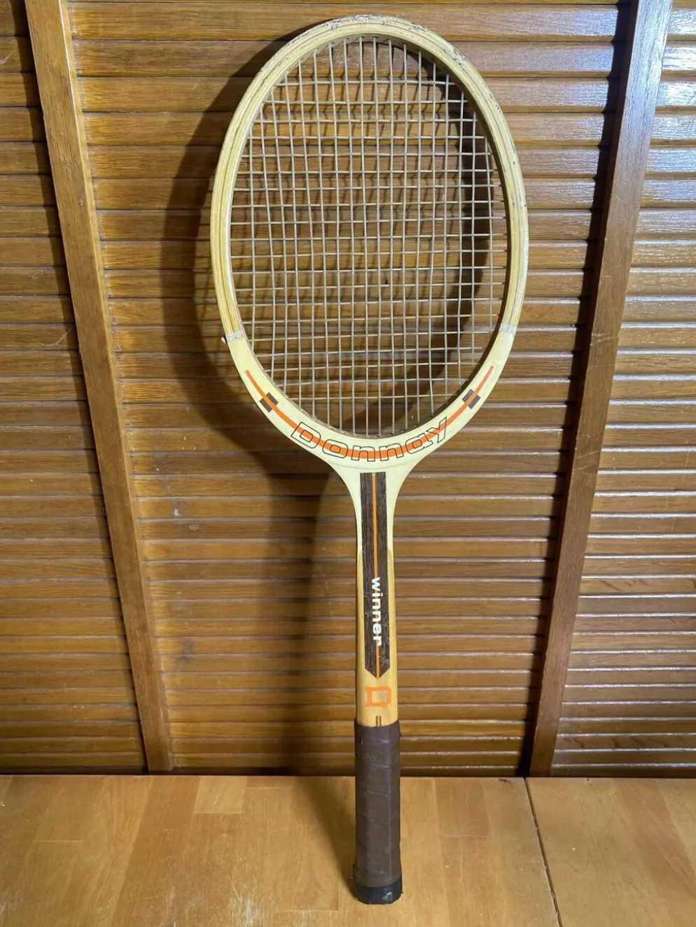 Raquette tennis ancienne donnay winner bois sport vintage