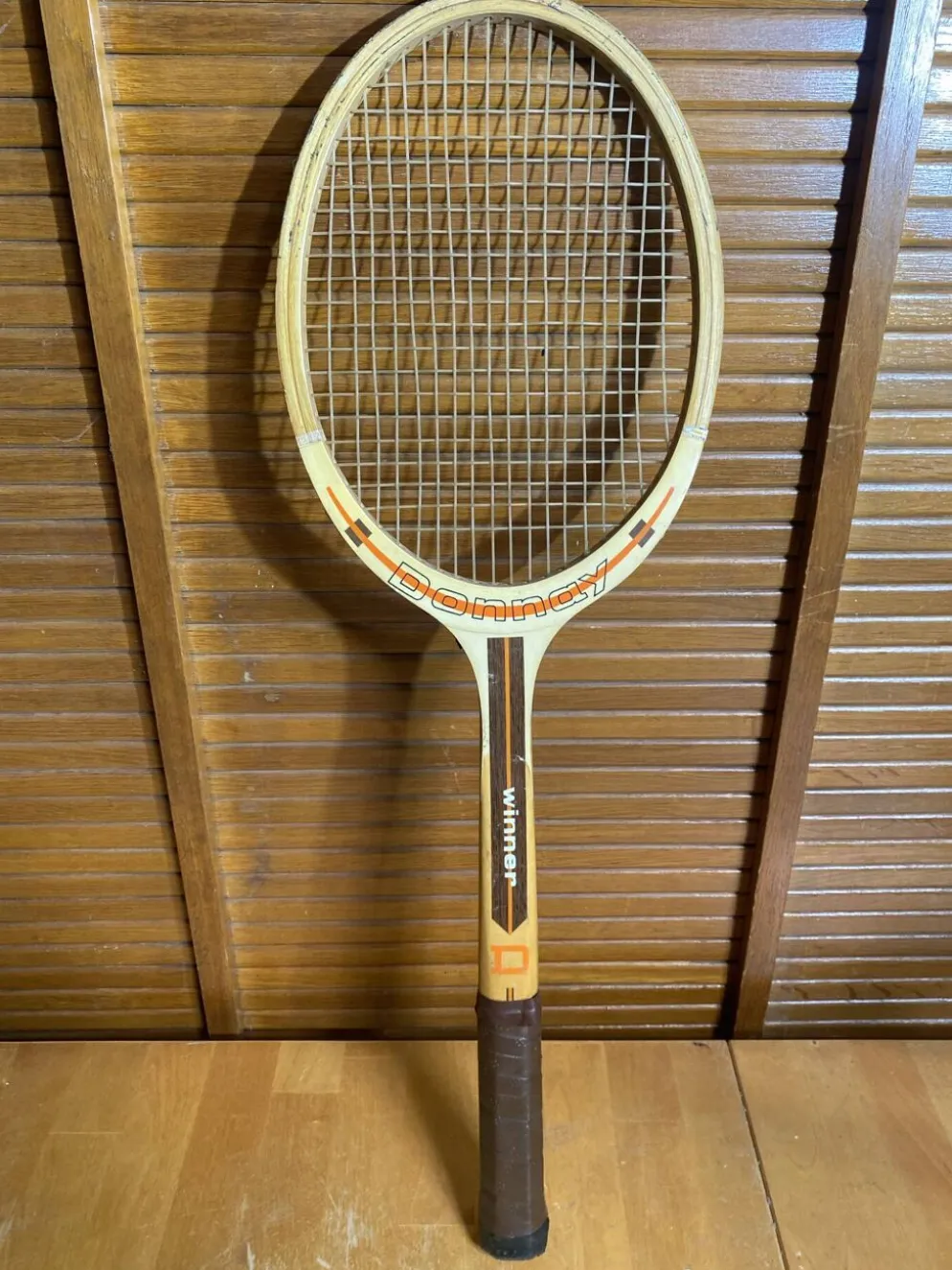 Raquette tennis ancienne donnay winner bois sport vintage