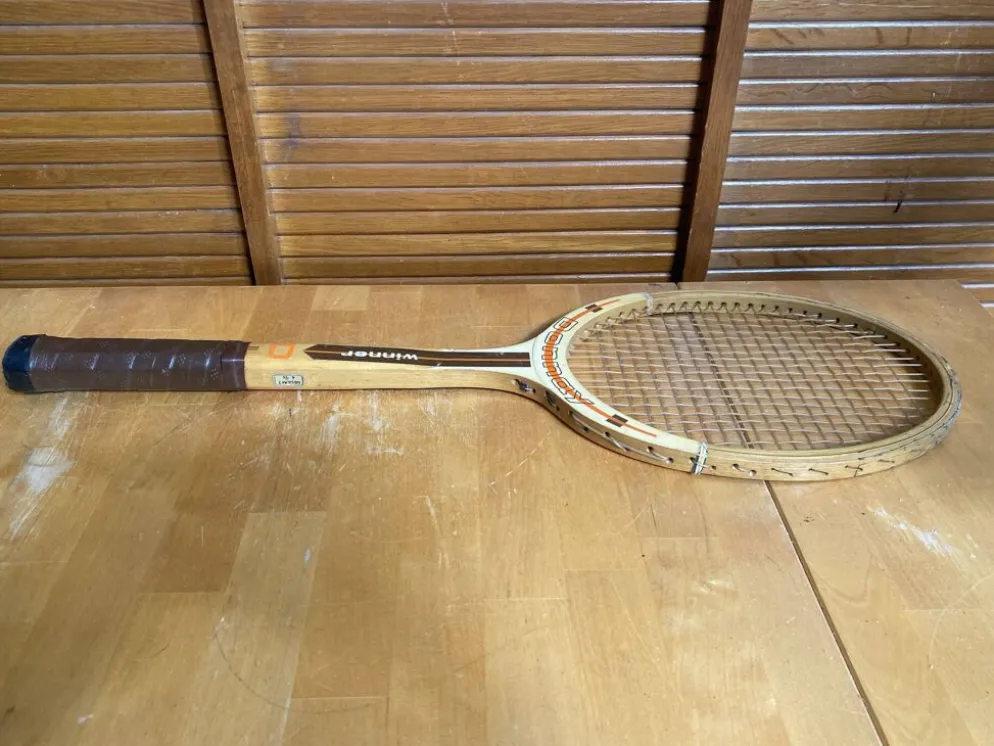 Raquette tennis ancienne donnay winner bois sport vintage
