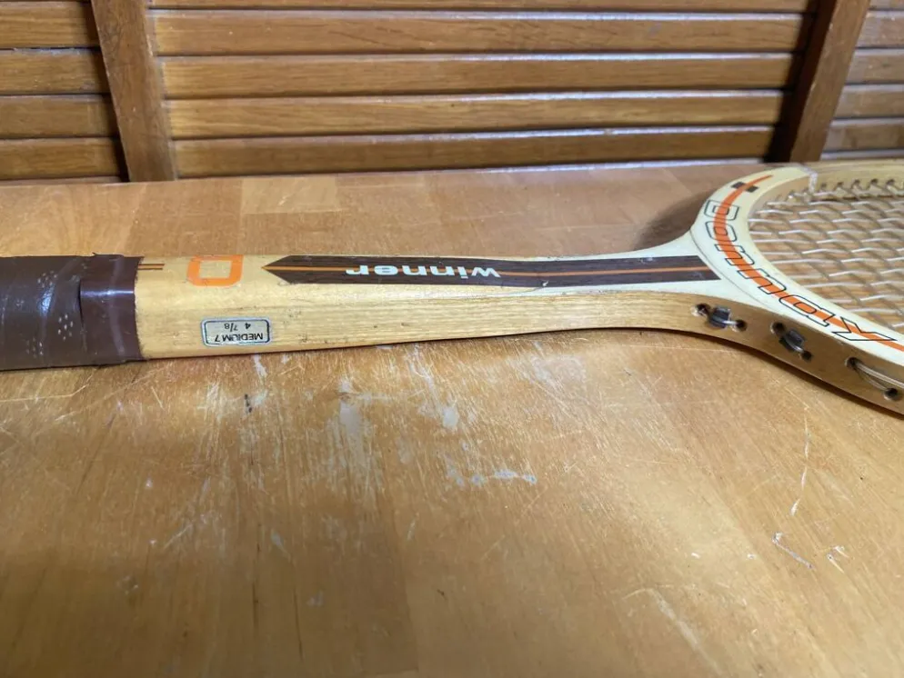 Raquette tennis ancienne donnay winner bois sport vintage
