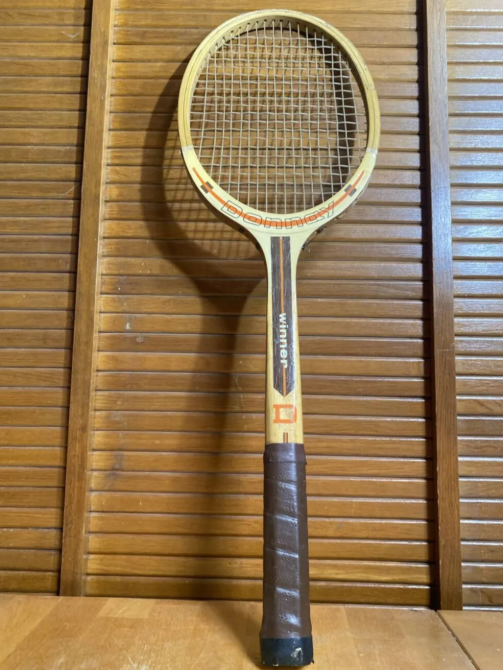 Raquette tennis ancienne donnay winner bois sport vintage