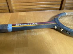 Raquette tennis ancienne donnay continental four bois sport vintage #e