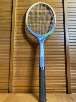 Raquette tennis ancienne donnay court one bois sport vintage