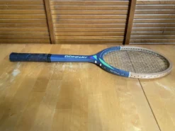 Raquette tennis ancienne donnay court one bois sport vintage