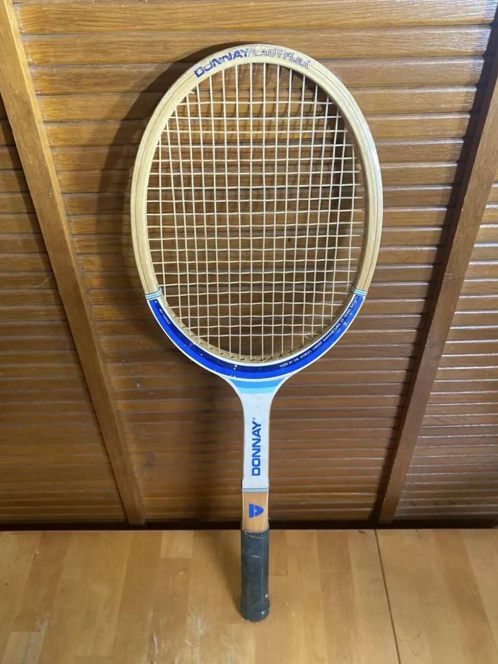 Raquette Tennis Ancienne DONNAY Lady Flex Bois Vintage #E193