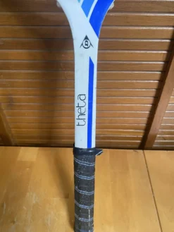 Raquette tennis ancienne dunlop bois + housse donnay vintage