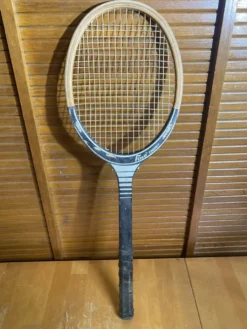 Raquette Tennis Ancienne FINO Trophy Bois Sport Vintage #E212