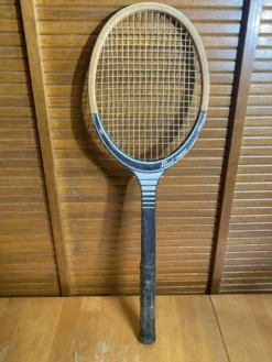Raquette Tennis Ancienne FINO Trophy Bois Sport Vintage #E212