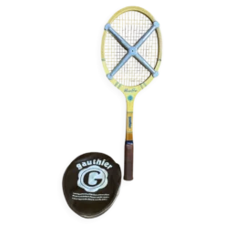 Raquette Tennis Ancienne GAUTHIER Miss Go Bois + Housse + Zephyr Vinta