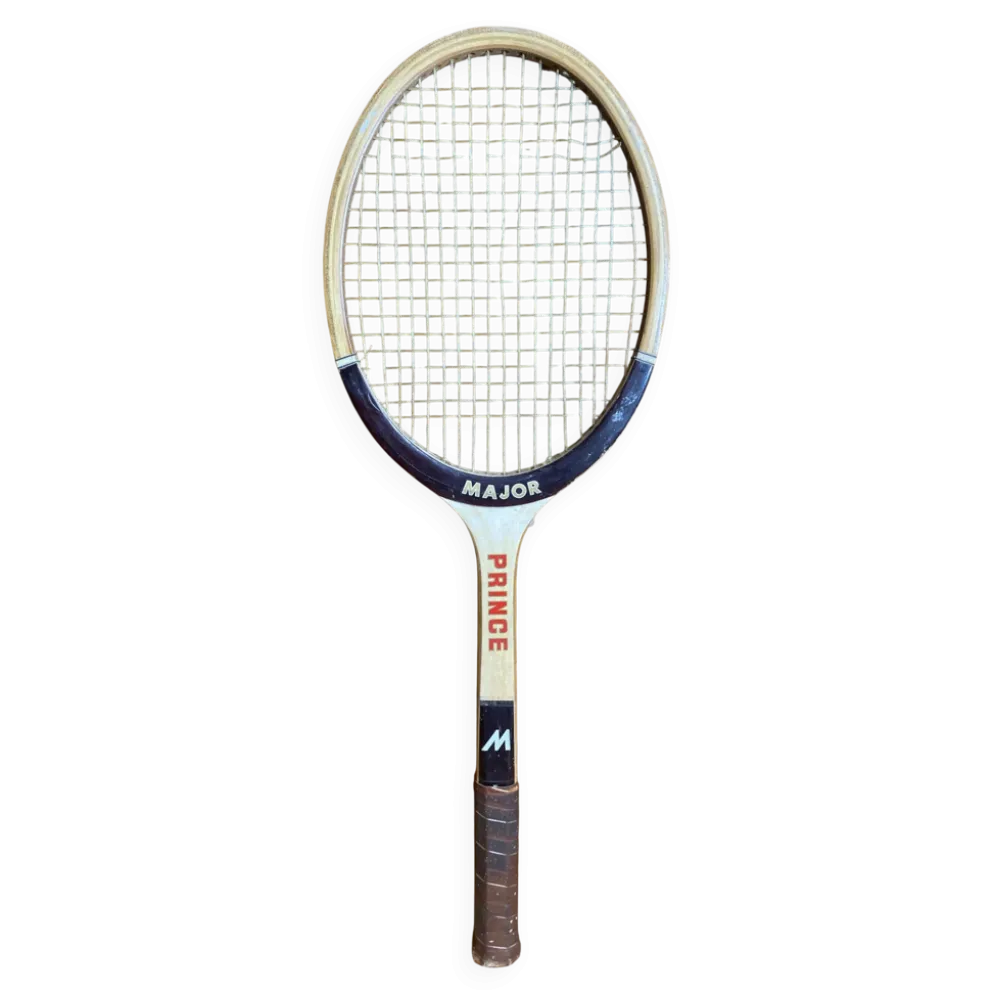 Raquette Tennis Ancienne MAJOR PRINCE Bois Sport Vintage #E215