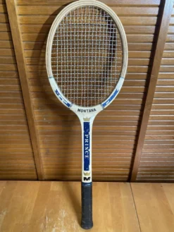 Raquette tennis ancienne montana modèle prince bois sport vintage