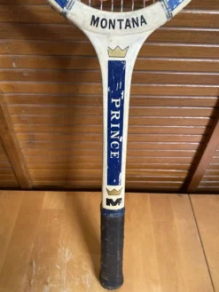 Raquette tennis ancienne montana modèle prince bois sport vintage