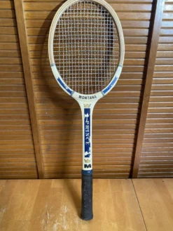 Raquette tennis ancienne montana modèle prince bois sport vintage