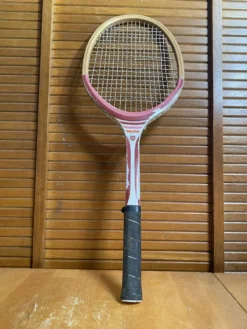 Raquette Tennis Ancienne MS Marco École 2 Bois Sport Vintage