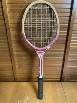 Raquette Tennis Ancienne MS Marco École 2 Bois Sport Vintage
