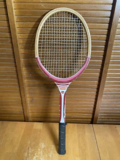 Raquette Tennis Ancienne MS Marco École 2 Bois Sport Vintage