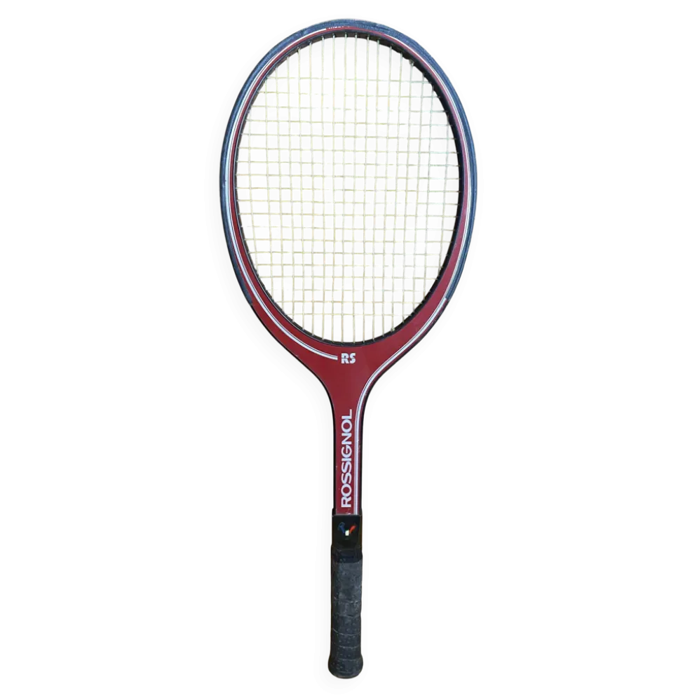 Raquette Tennis Ancienne ROSSIGNOL RS Made In France Sport Vintage #E2