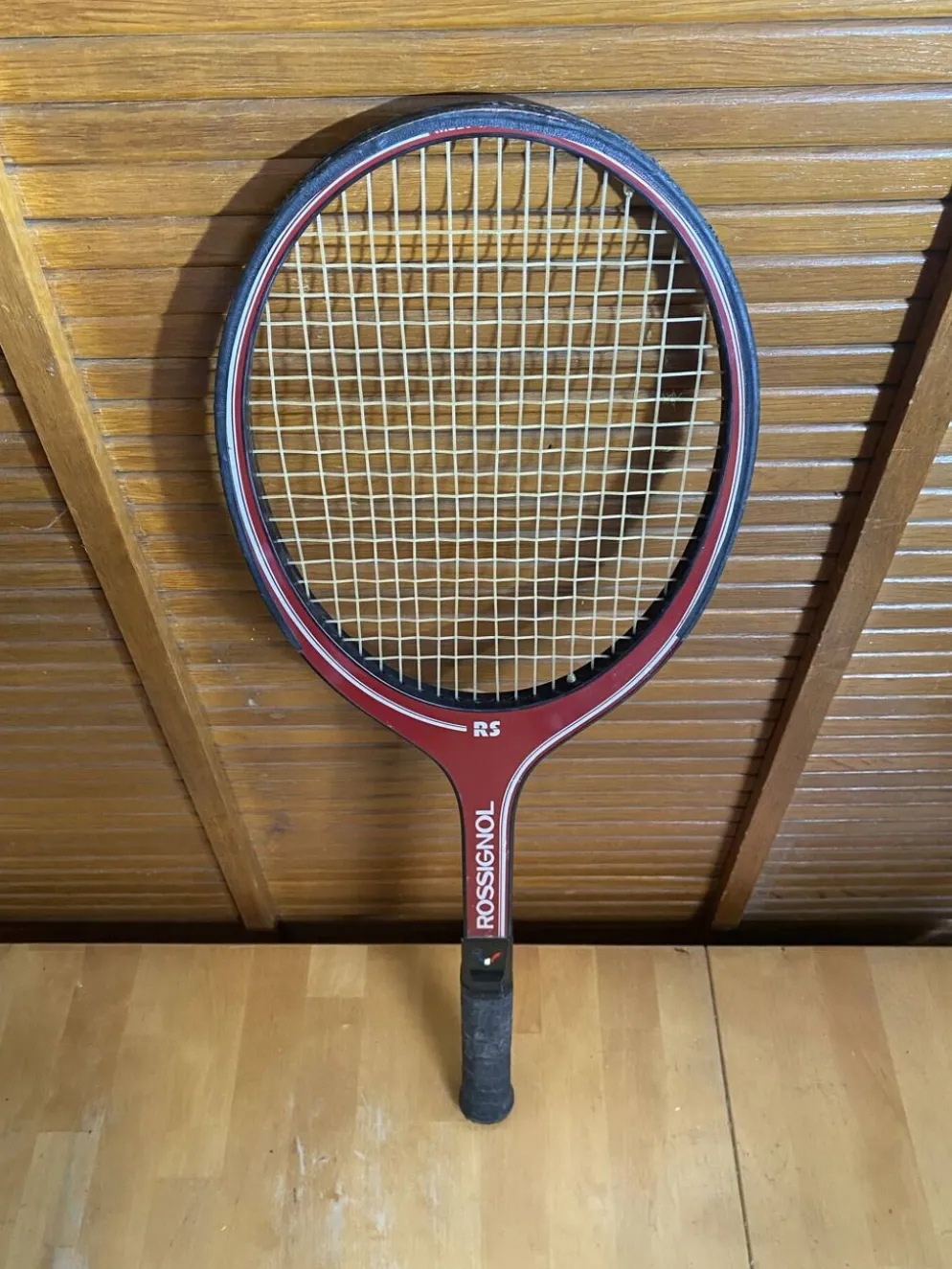 Raquette Tennis Ancienne ROSSIGNOL RS Made In France Sport Vintage #E2