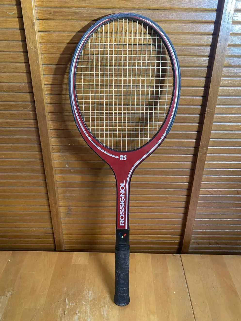 Raquette Tennis Ancienne ROSSIGNOL RS Made In France Sport Vintage #E2