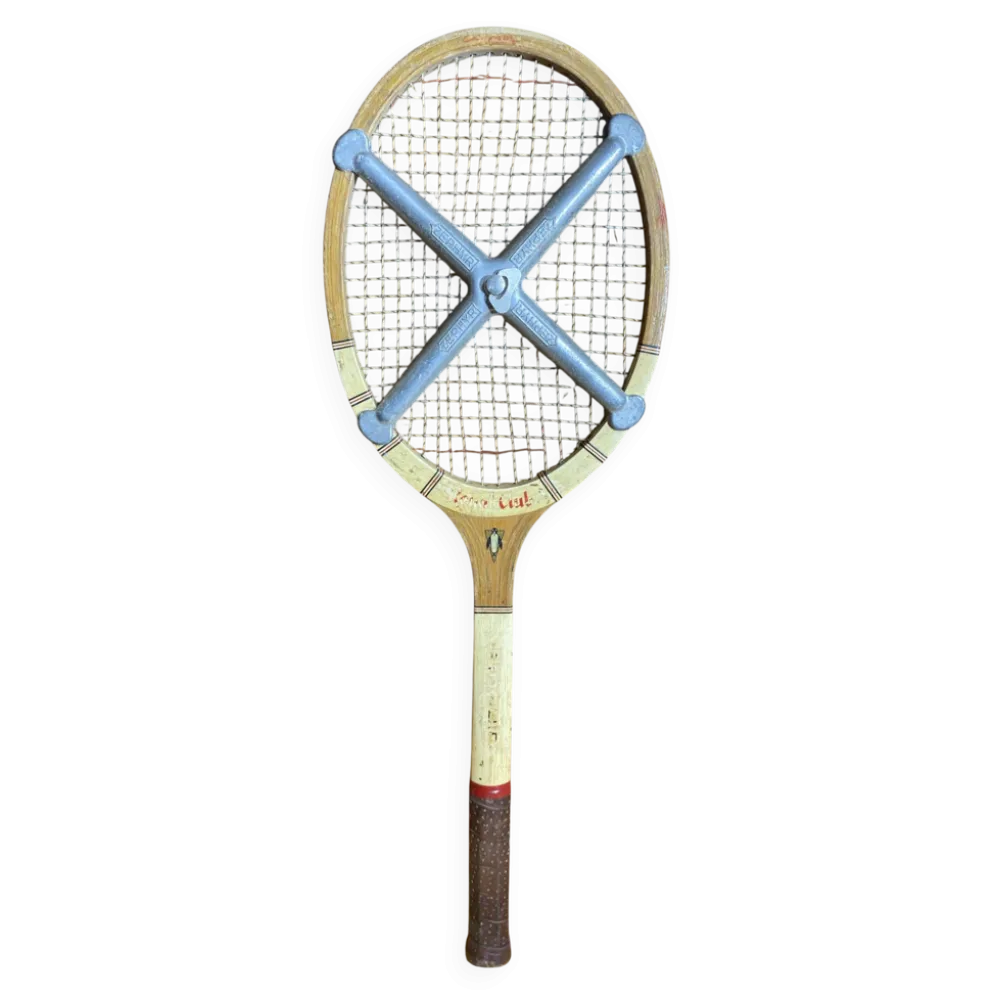 Raquette Tennis Ancienne ROYAL CLUB Pinguin Bois SportVintage #E221