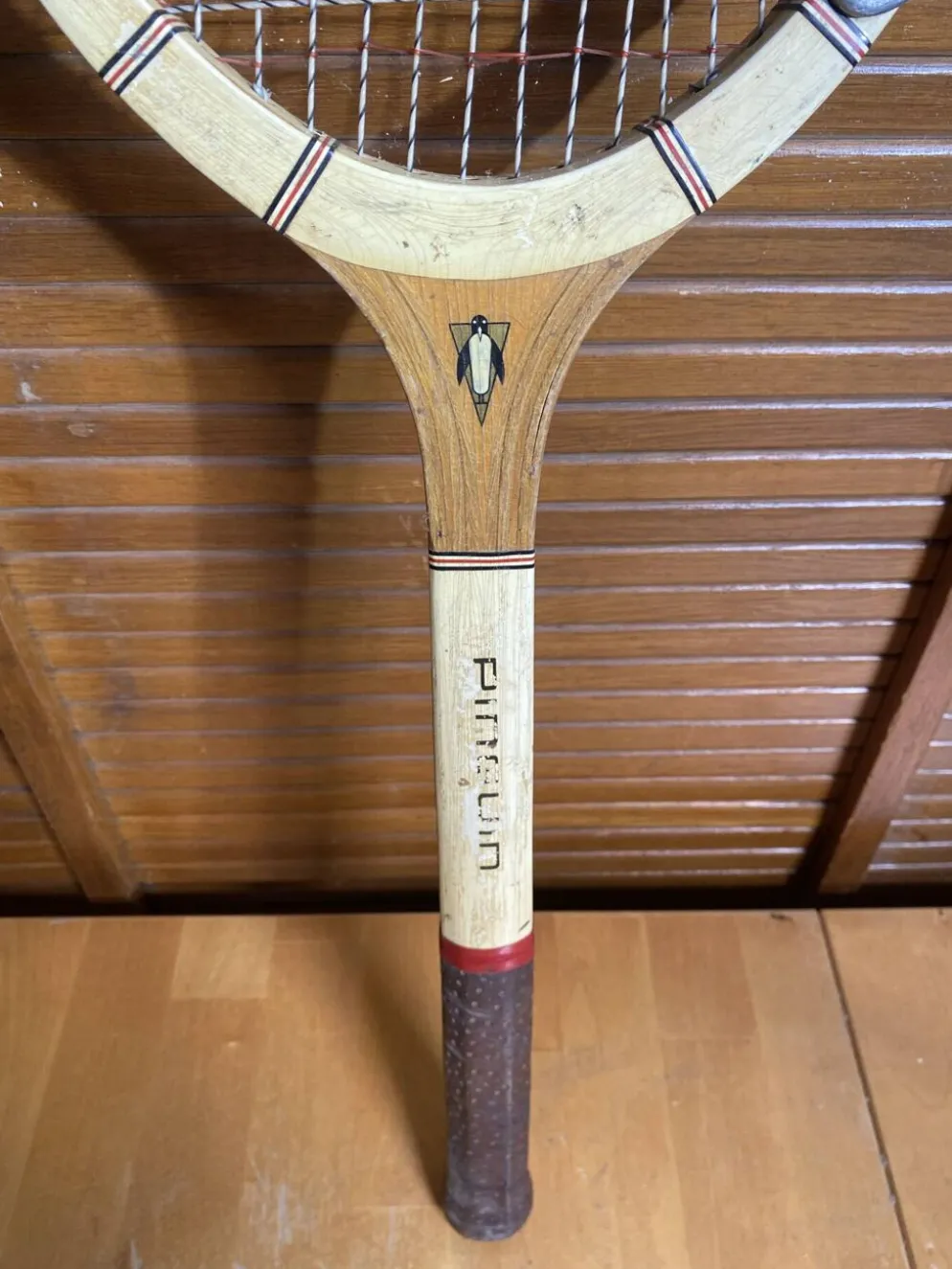 Raquette Tennis Ancienne ROYAL CLUB Pinguin Bois SportVintage #E221