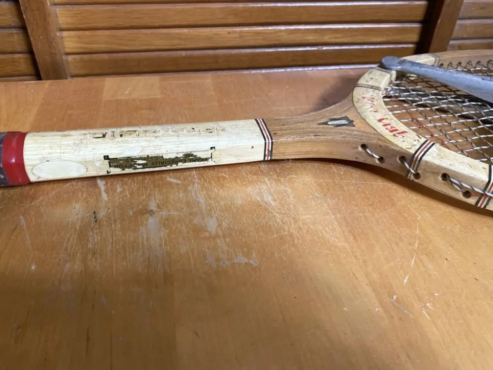 Raquette Tennis Ancienne ROYAL CLUB Pinguin Bois SportVintage #E221