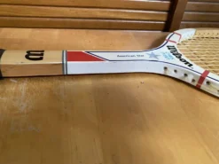 Raquette tennis ancienne wilson chris évent américain star bois vintag