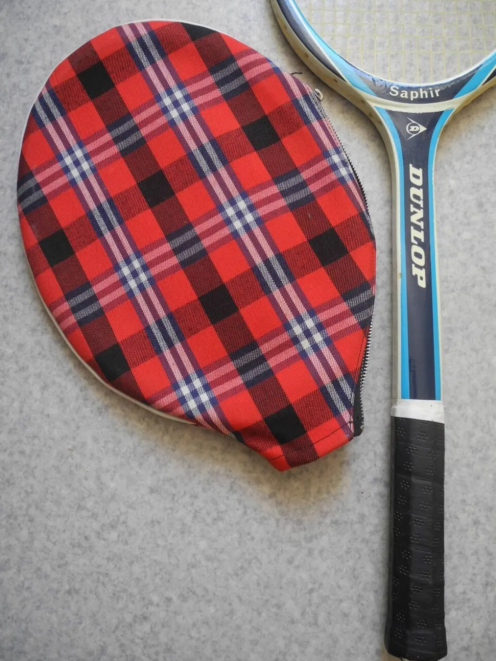 raquette tennis Dunlop Saphir sport vintage racquet 70s