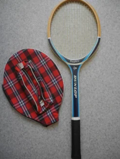 raquette tennis Dunlop Saphir sport vintage racquet 70s