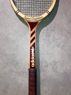 Raquette Tennis Vintage Adidas Nastase Competition + Presse Zephyr