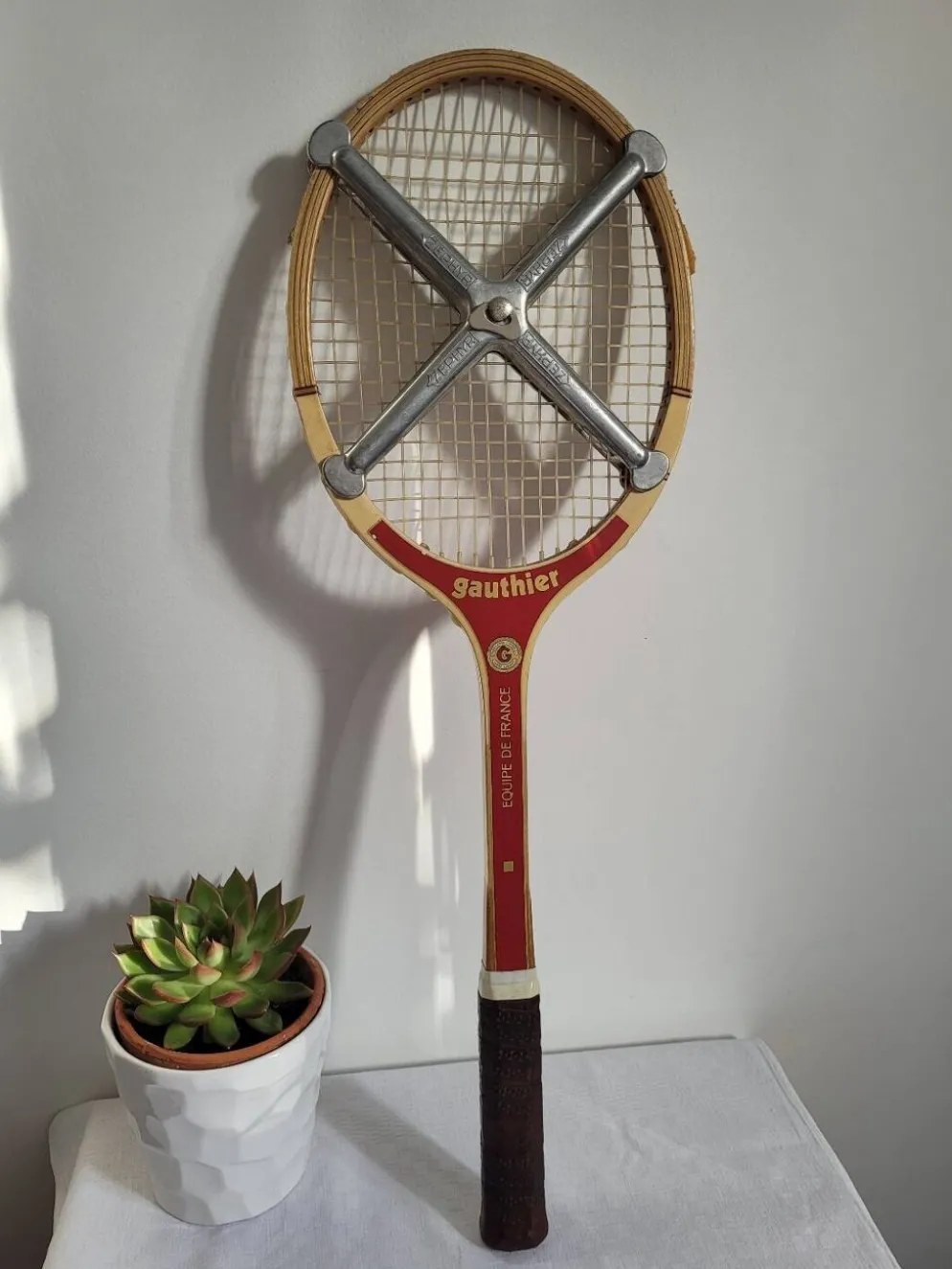 Raquette vintage Gautier en bois