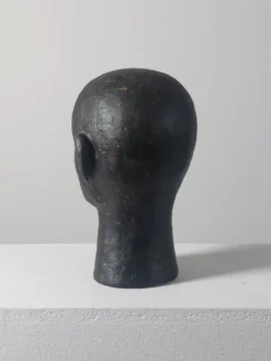 Rare buste en céramique de portrait Wunderkammer