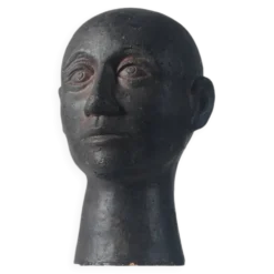 Rare buste en céramique de portrait Wunderkammer