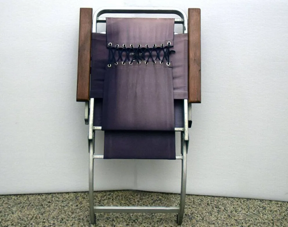 Rare deck chair from Transatlantico Michelangelo 1965