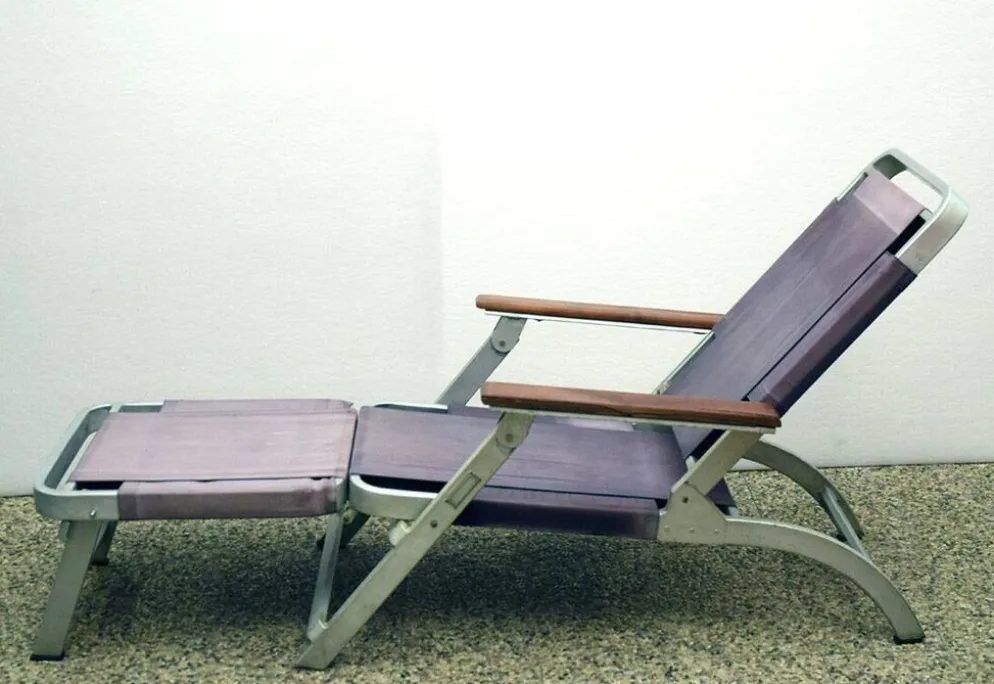 Rare deck chair from Transatlantico Michelangelo 1965