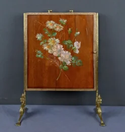 Rare miroir triptyque en bronze – 1900