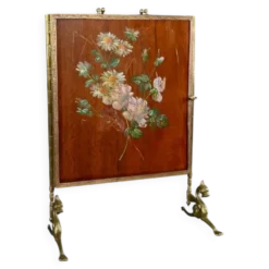 Rare miroir triptyque en bronze – 1900