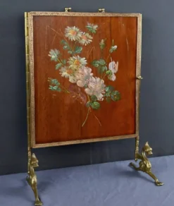 Rare miroir triptyque en bronze – 1900