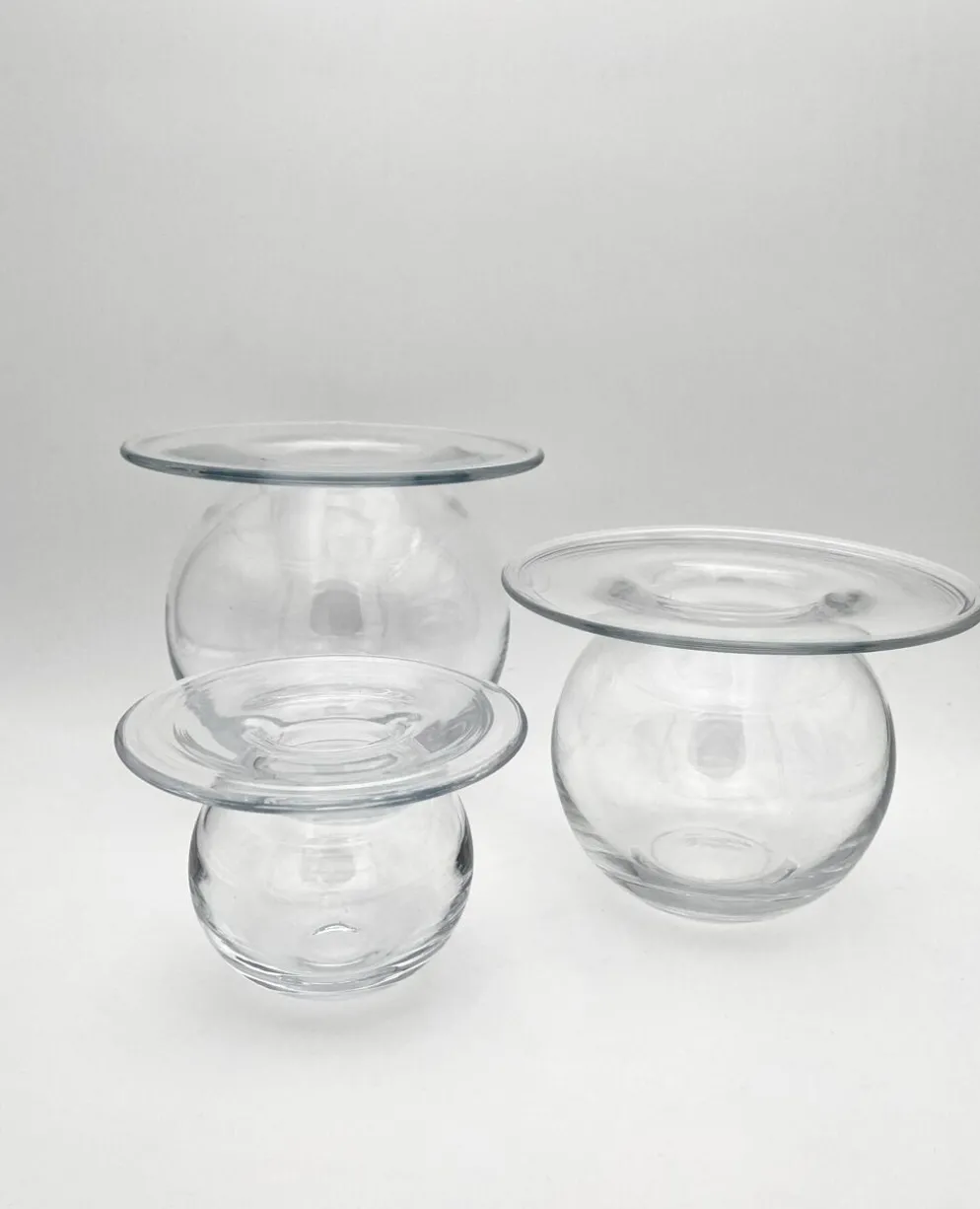 Rare Trio Vases "Saturnus" Nanny Still Riihimäen Lasi 1960