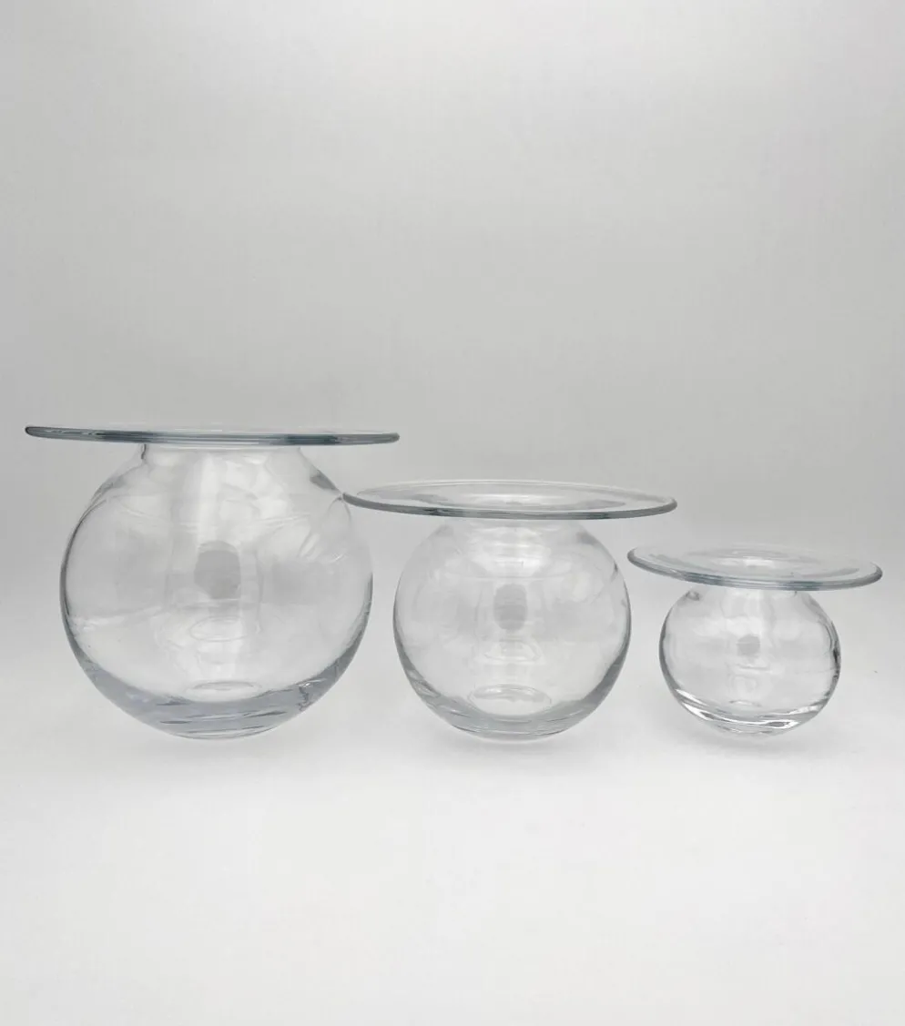 Rare Trio Vases "Saturnus" Nanny Still Riihimäen Lasi 1960