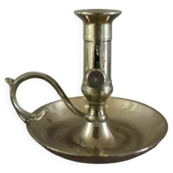 Rat de cave bougoir poussoir laiton