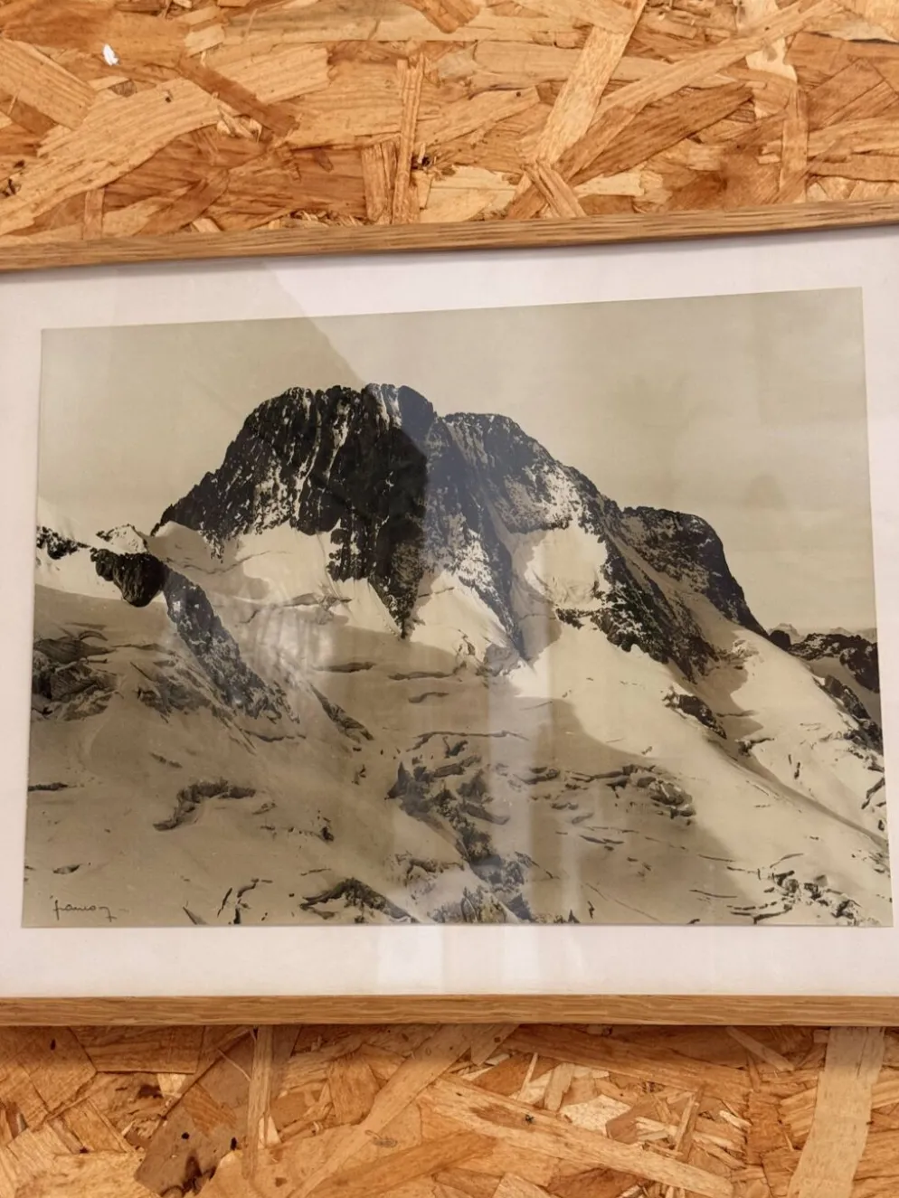 Reproduction photographique Tairraz – Paysage alpin encadré