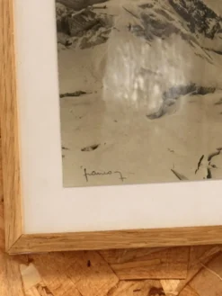 Reproduction photographique Tairraz – Paysage alpin encadré