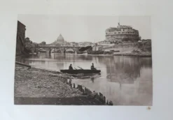 Reproduction Photo « Vue du château saint Ange et de Saint Pierre » de Alinari