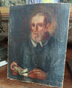Saint Philippe Néri, huile sur toile, XVIIIe siècle