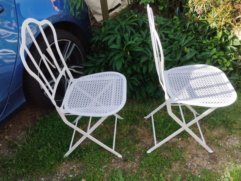 Salon de jardin ancien en fer